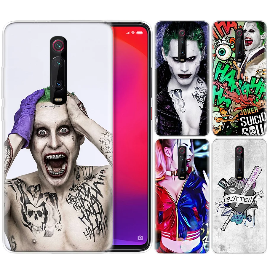 

Silicone Case for Xiaomi Redmi K20 Pro K20Pro Note 5 6 7 7A 6A Mi A2 A1 8 Lite 9 S2 Pocophone F1 Suicide Squad Joker Harley Quin