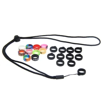 

5sets/lot Lanyard Necklace Electronic Cigarette Necklace lanyard Silicone Ring Vape Band for RELX Zero Minifit Pod Vape