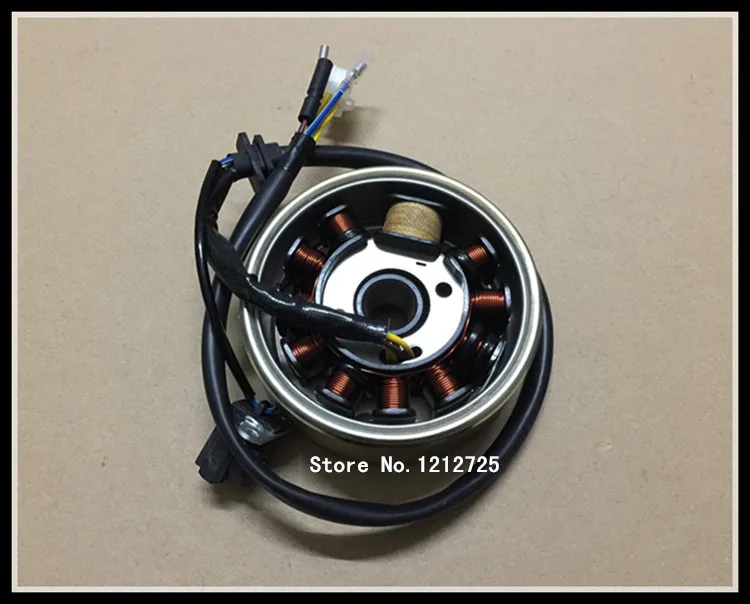 Koop Magneto Stator 11 Polen Coil GY6 Motorfiets Scooter Bromfiets 125cc 150cc Magneto rotor Stator coil DC