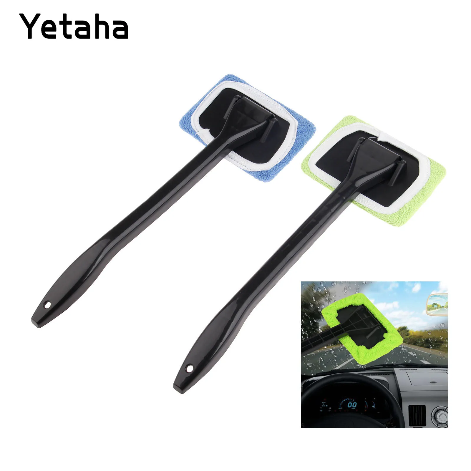 Microfiber Auto Car Window Cleaner Windshield Fast Easy Cleaner Brush