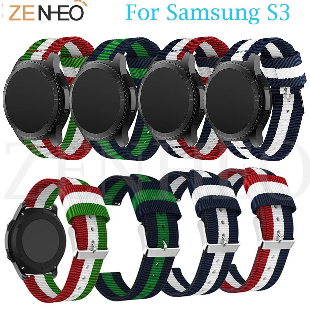 Ремешок для часов Samsung Gear S3 Classic/ Frontier 22 мм ремешок Xiaomi Huami Amazfit 2/2S Stratos сменный