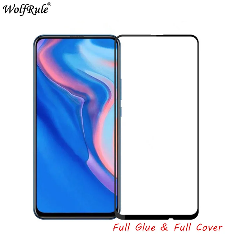 

2pcs LCD Screen Protector Huawei P Smart Z Full Glue Tempered Glass For Huawei Y9 Prime 2019 Full Cover Phone Glass STK-L21