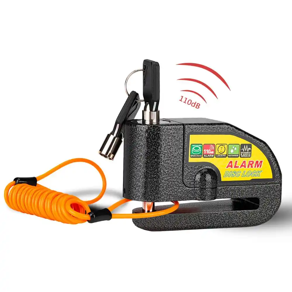 motorcycle lock alarm
