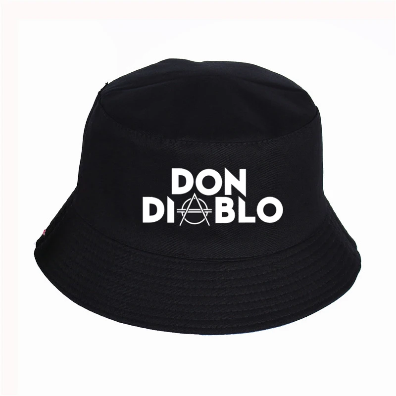 Don Diablo Music Print Hat Women Mens Panama Bucket LOGO Design Flat Sun Visor Fishing Fisherman | Аксессуары для одежды