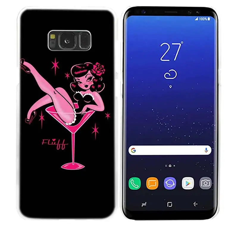 Чехол для samsung Galaxy S8 S9 Plus S4 S5 Mini S6 S7 Edge прозрачный жесткий пластик PC Coque Обложка Татуированная принцесса Алиса Ариэль Жасмин - Цвет: 15