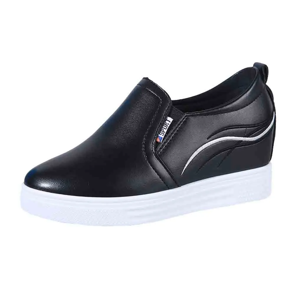 YOUYEDIAN/женские лоферы; весенние женские туфли на плоской подошве; удобные женские повседневные туфли-оксфорды с острым носком; Цвет Черный;#1240 - Цвет: A