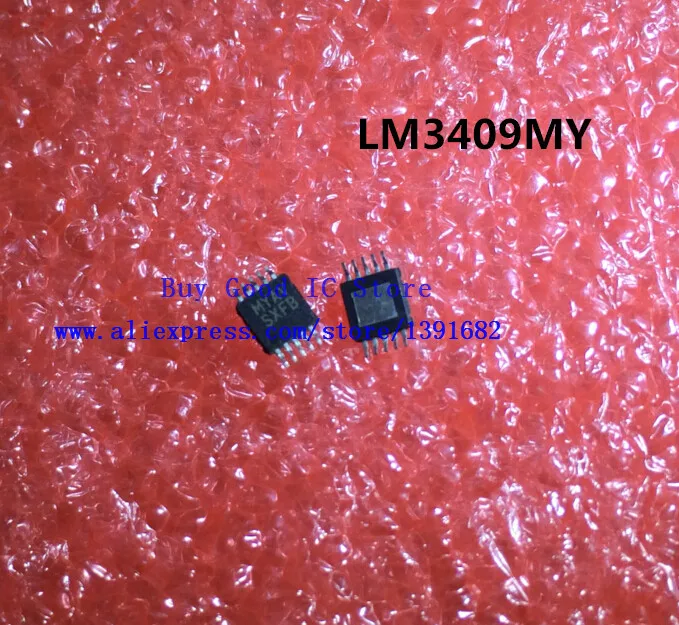 LM3409MY LM3409M LM3409 MSOP-10 10 шт./лот Бесплатная доставка | Электроника
