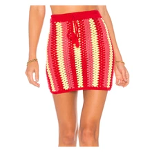 Соломення шляпа хлопок пляжная одежда короткие юбки бикини Нижняя крышка