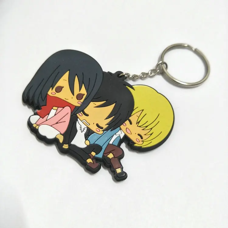 Аниме Фигурка Атака Титанов Eren Jaeger Mikasa Ackerman Armin Arlart мультфильм ПВХ резиновый