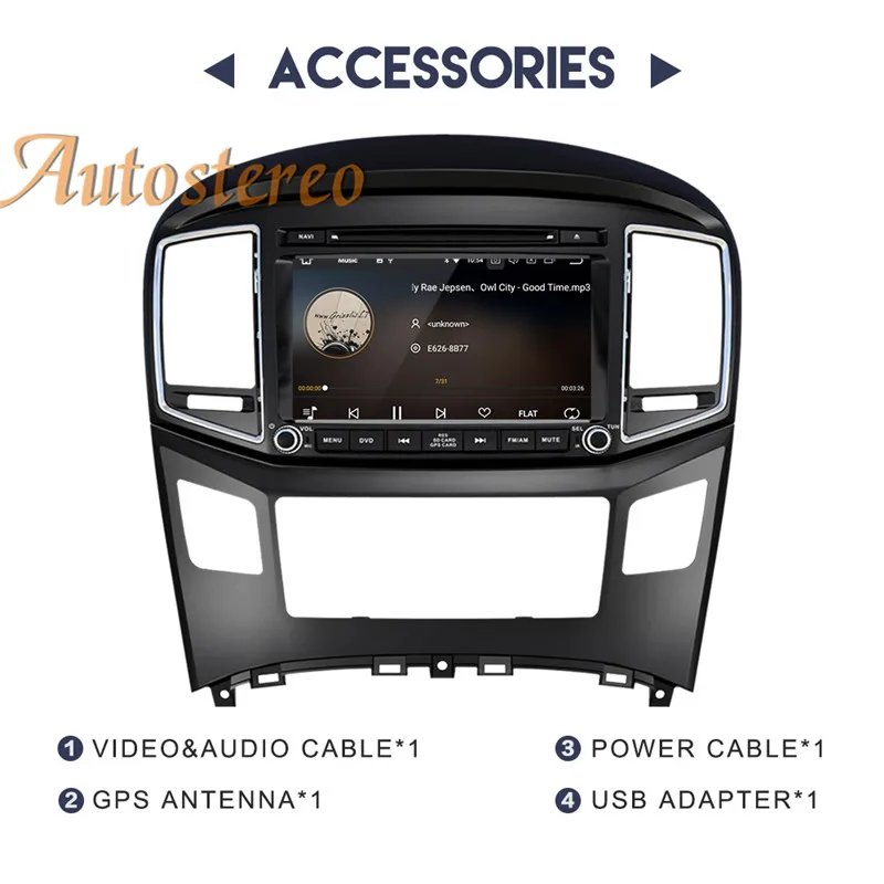 Perfect Android 9 Car CD DVD player GPS navigation For Hyundai H1 Grand Royale I800 2016+ multimedia Headunit radio tape recorder stereo 3