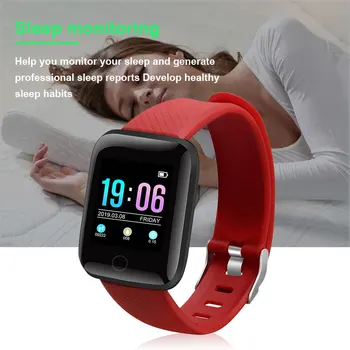 

Waterproof Multifunction Smart Watch Smart Bracelet Fitness Sleep Smart Wristband Curved Screen Colorful Screen