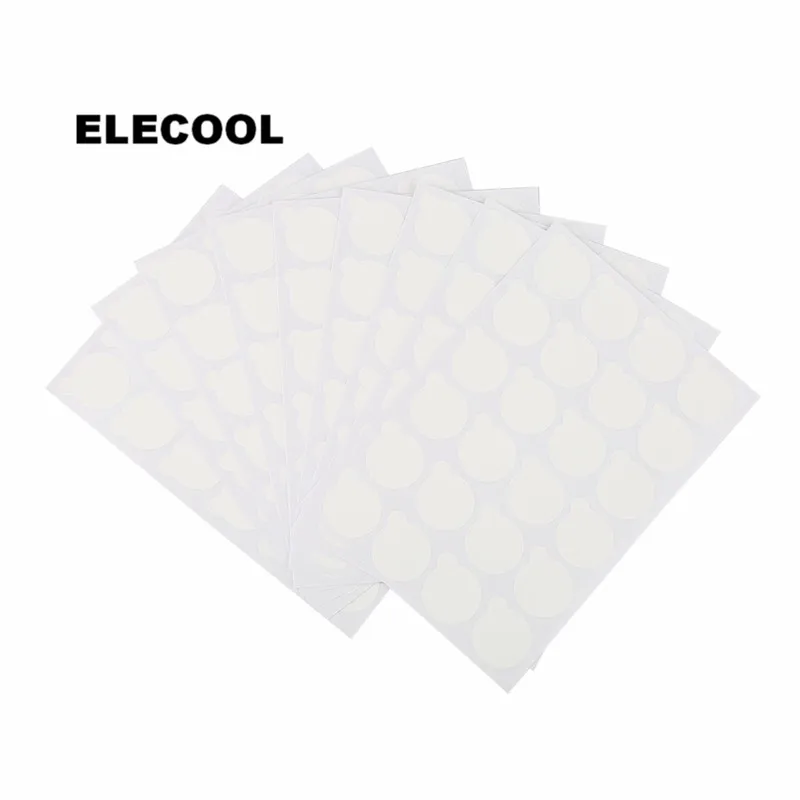 

ELECOOL 10Pcs Disposable Eyelash Glue Holder Pallet Paper Eyelash Extension Glue Pads Stickers Cosmetic Makeup Tool