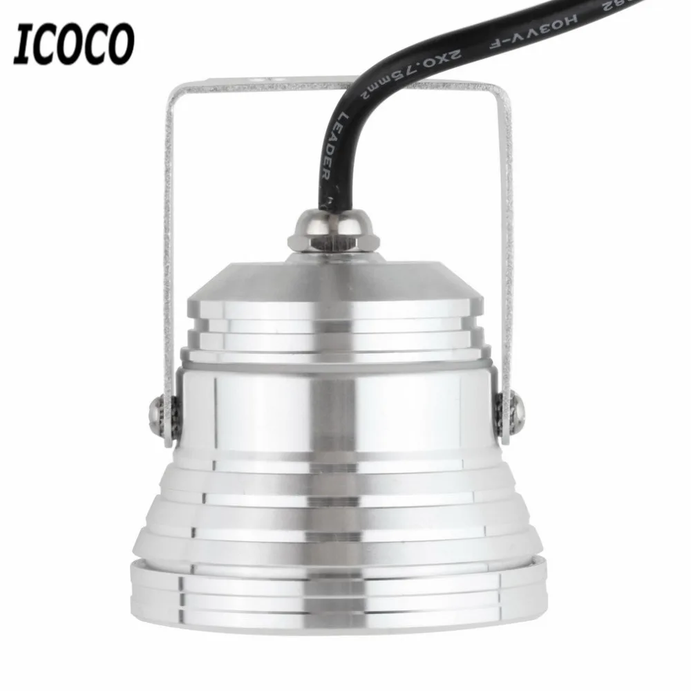 ICOCO 10 Вт подводный светодиодный прожектор для мытья бассейна водонепроницаемый светильник 12 В Уличный супер яркий светильник для аквариума