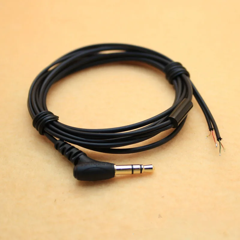 10 pcs DIY Earphone Cable Headphones accessories 120 degrees Headset 3 5MM 14 core Headphone for DIY Earphone