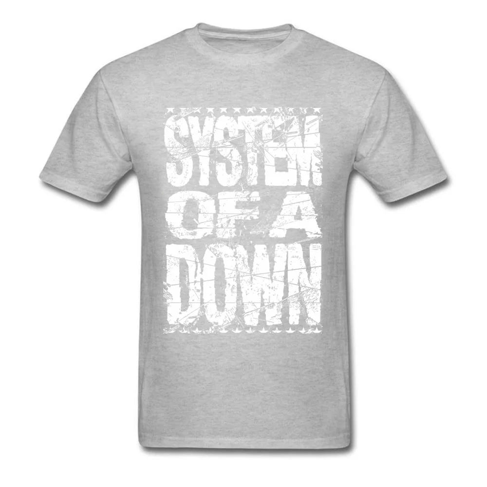 Система пуховой футболки, мужская футболка с логотипом, хип-хоп футболка, модная черно-белая одежда, винтажные топы с буквенным принтом, футболки - Цвет: Серый