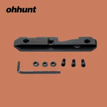 Ohhunt Охотничьи аксессуары AK47 Боковое крепление направляющей «Ласточкин хвост» пластины штампованные или фрезерованные приемник с тремя болтами