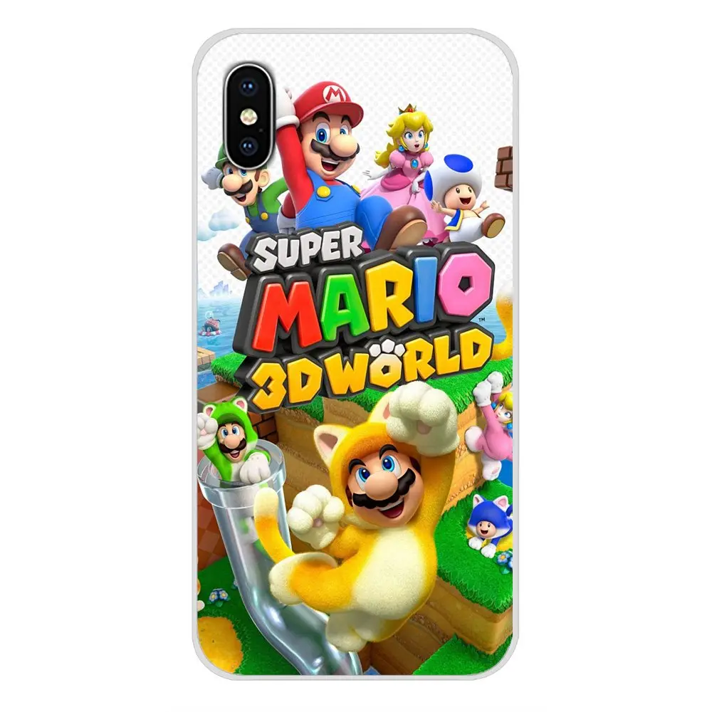 Смешные Супер Марио Bros грибы для Samsung Galaxy S3 S4 S5 Mini S6 S7 Edge S8 S9 S10 Lite Plus Note 4 5 8 9 Чехлы
