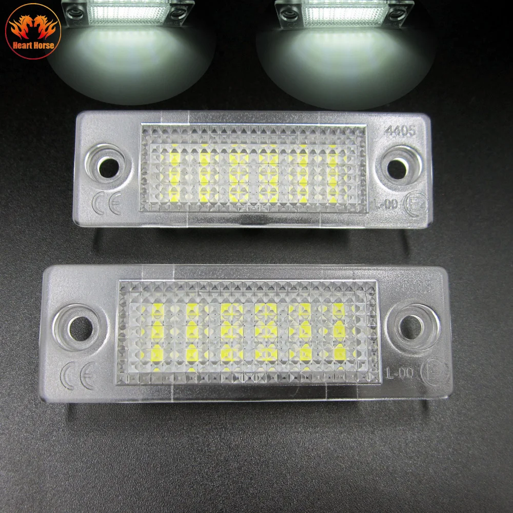 2x Новый 18 светодиодный светильник номерного знака для VW T5 Caddy Golf Passat Touran Jetta Skoda Super