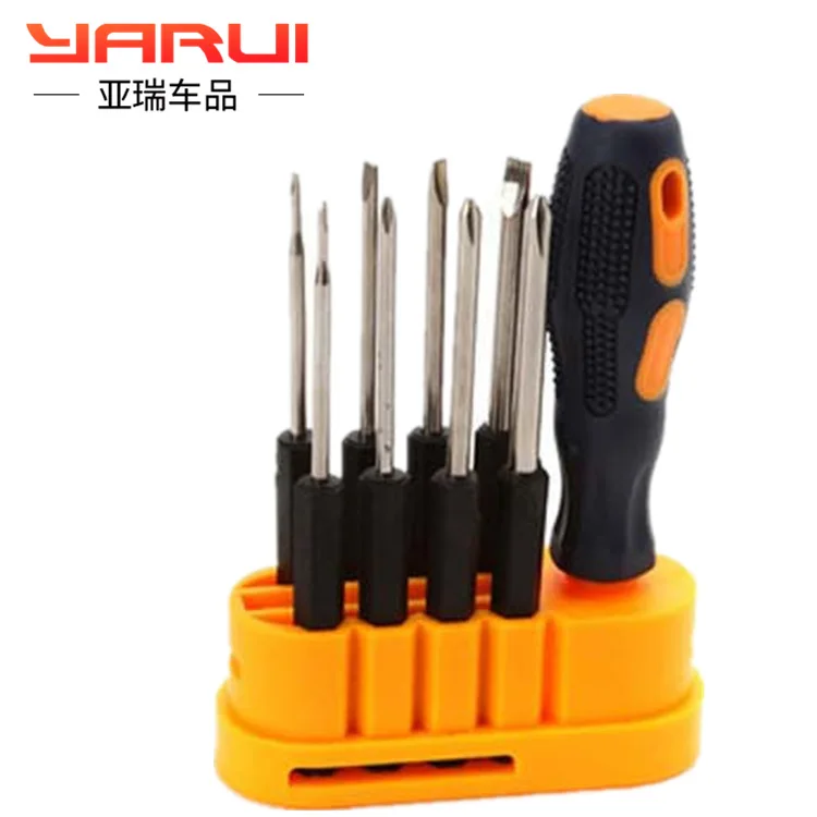 

Eight in all screwdriver set combination multifunctional ratchet screw Batch computer repair Disassembly tool starter