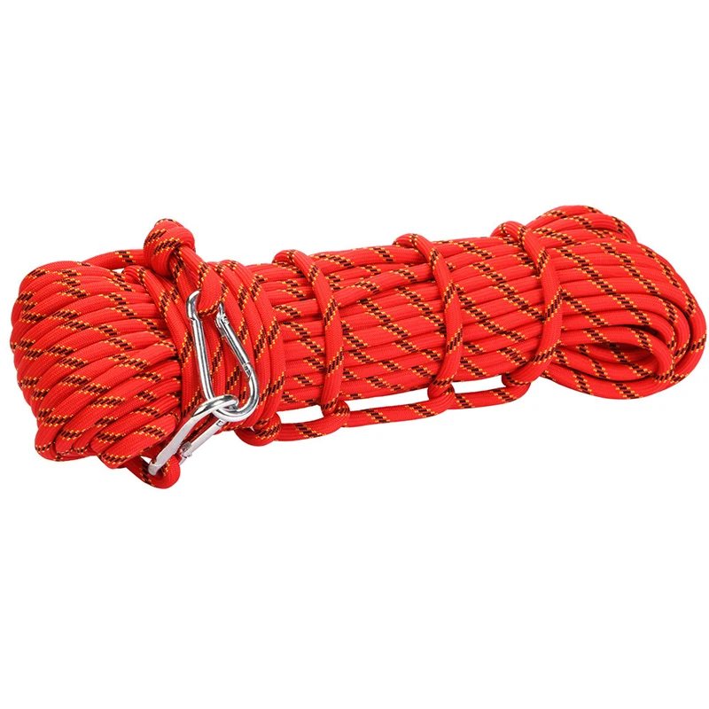 10 متر المهنية الرحلات تسلق outdoor الاكسسوارات 10 ملليمتر قطرها ارتفاع مرونة سلك حبل السلامة 10 متر المهنية الرحلات تسلق outdoor الاكسسوارات 10 ملليمتر قطرها ارتفاع مرونة سلك حبل السلامة