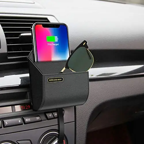 S3 Fast Qi Car Wireless Charger For Iphone X XR Xs Max Vent Box -qi Fast Phone Charger Holder For Samsung S9 Note 9 For Huawei