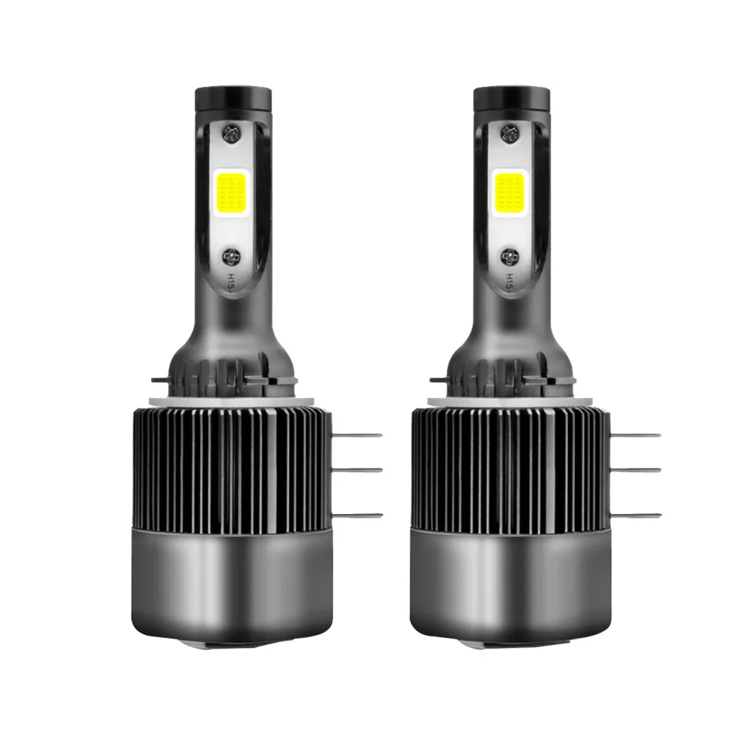 2шт новый товар H15 Автомобильные светодиодные фары 110 Вт 26000LM DRL конверсионный