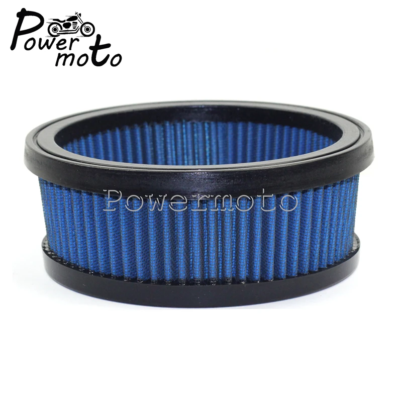 

Blue Motorcycle Air Filter High Flow Air Cleaner For Harley Electra Road King Street Glide 2008-2015