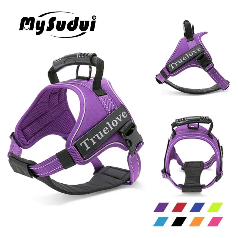 MySudui Truelove Large Dog Harness Vest Reflective Chihuahua Large No Pull Tactical Small Pet Dog Vest Harness Pet Harness Vest MySudui Truelove Large Dog Harness Vest Reflective Chihuahua Large No Pull Tactical Small Pet Dog Vest Harness Pet Harness Vest
