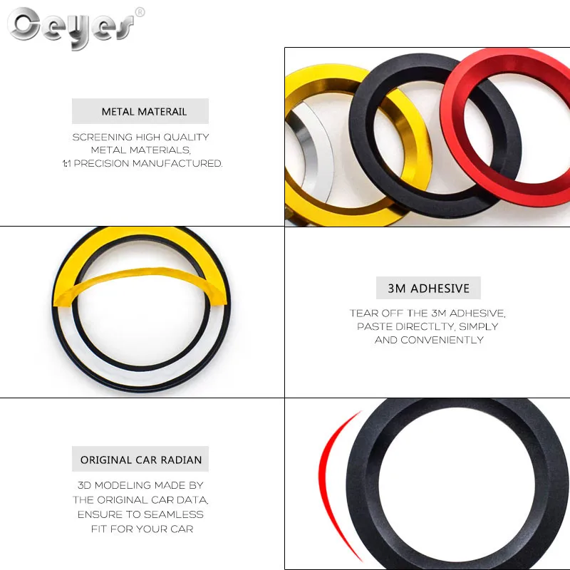 Start Engine Button Ring for CADILLAC (6)