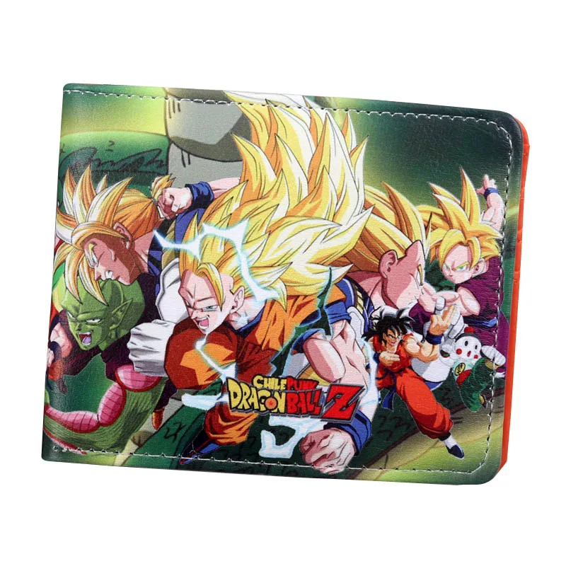 Dragon Ball z кошелек Goku короткий кошелек молодые мужчины, Женщины студентов Аниме Мода короткий кошелек - Цвет: DRAGON BALL-06