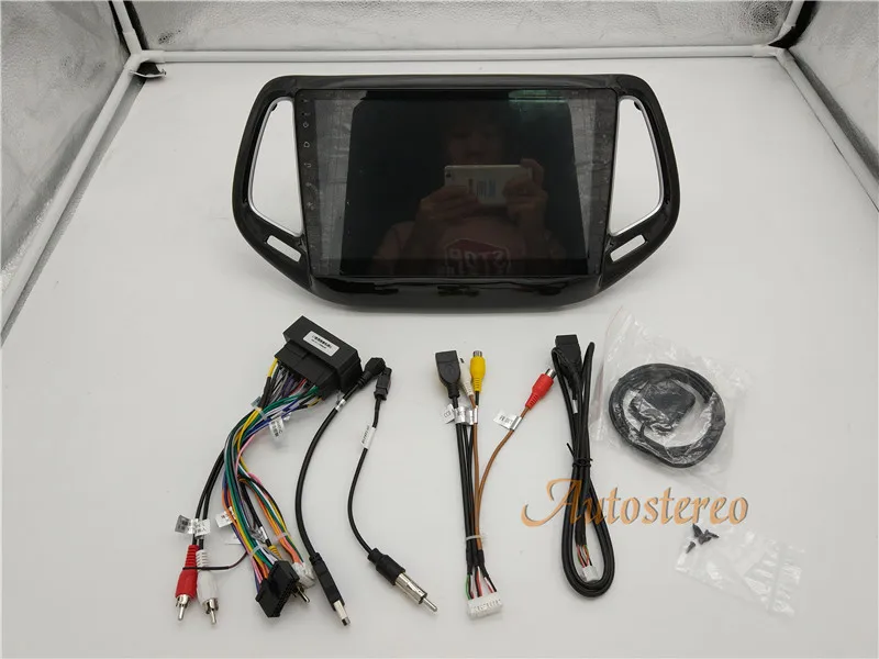 Discount Car CD DVD player Android 6.0 10.2 inch Car GPS navigation for JEEP Compass 2017 newest mirror link player unit autostereo video 19