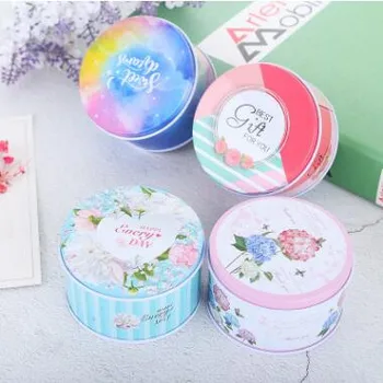 

Free shipping new arrival design a variety of round party favor boxes, 50pcs/lot , D7.5*4.5cm, JX01