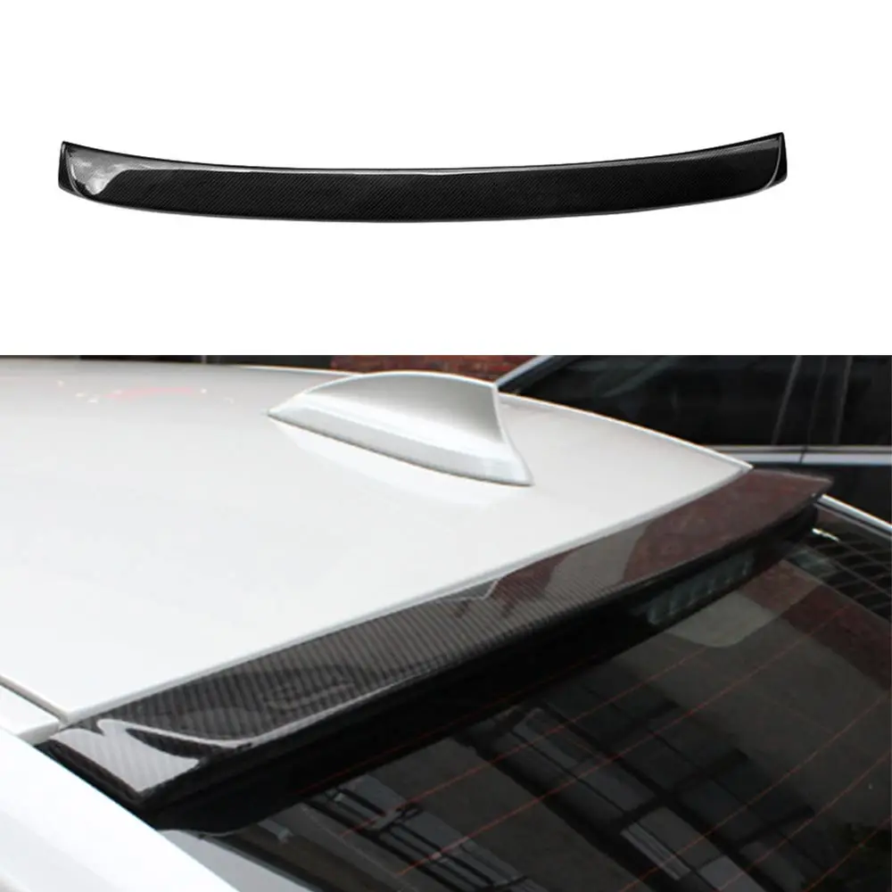 Carbon Fiber Rear Trunk Roof Spoiler windshield Wing for 5 Series BMW