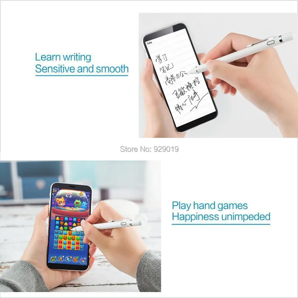 Активный стилус цифровая ручка карандаш для iPad iPhone samsung Планшеты iOS и Android емкостный сенсорный экран хороший для рисования письма