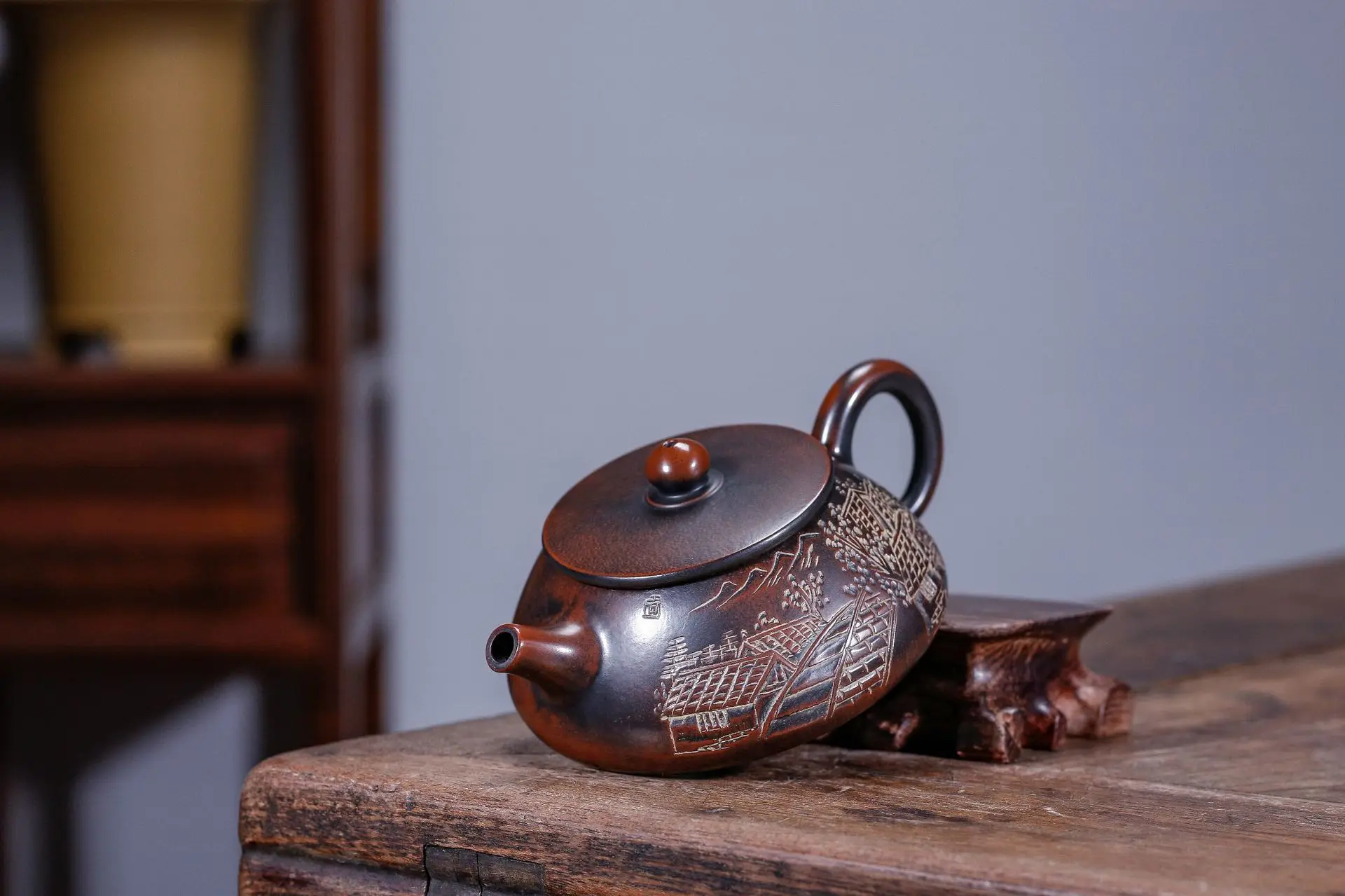 Исин эмалированный керамический чайный горшок Guangxi Naxing дизайнерский Ван тин ручной чайный горшок дорожный чайный набор агент поколение волос