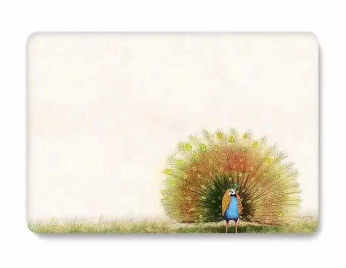 Leaf Printed Pattern Protective Hard Case Sleeve for Apple Macbook Air 11 Pro 13 12 15 Touch Bar Cover for Mac 11.6 13.3 15.4