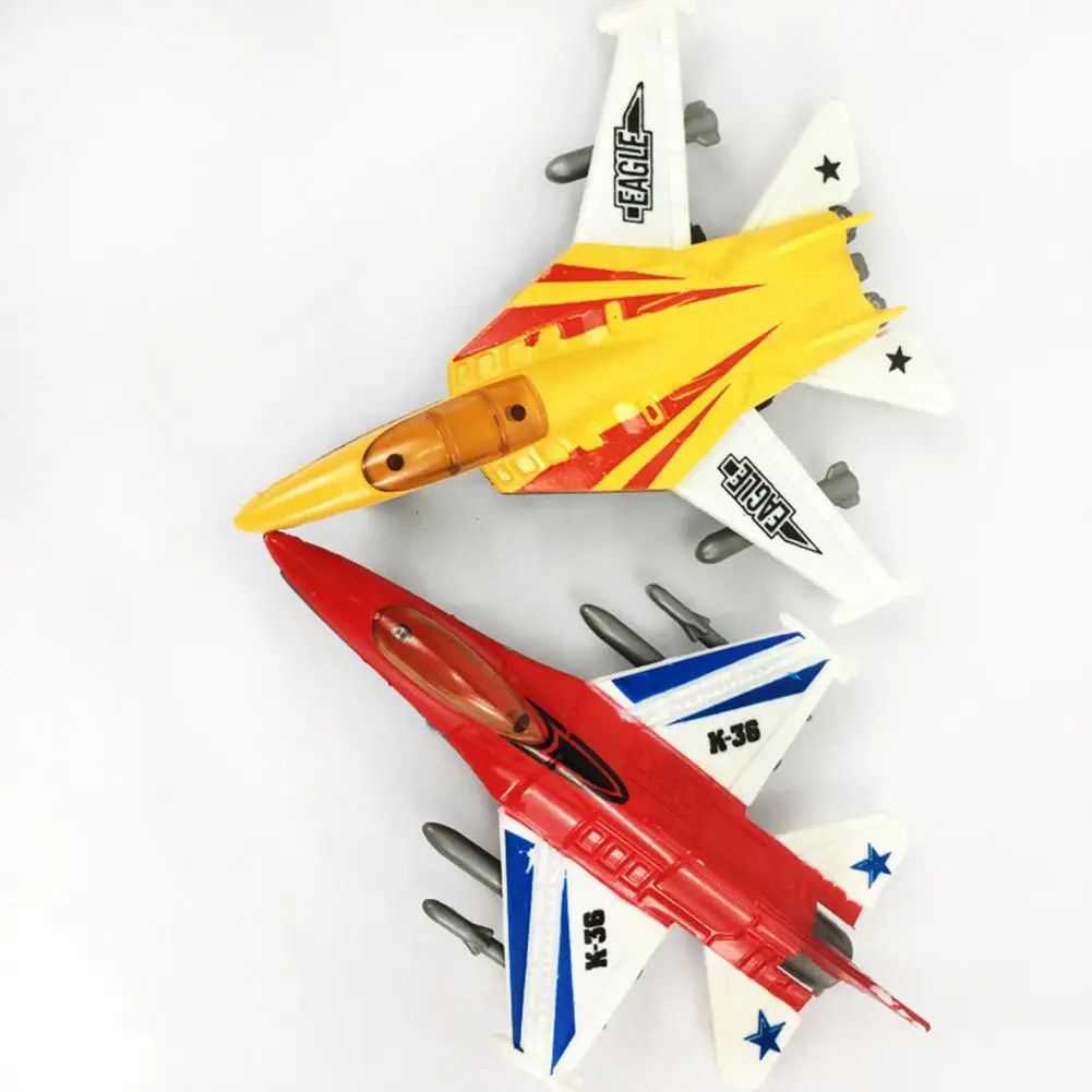 Милый интересный выдвижной самолет игрушка мини самолет форма самолета игрушка для детей подарок