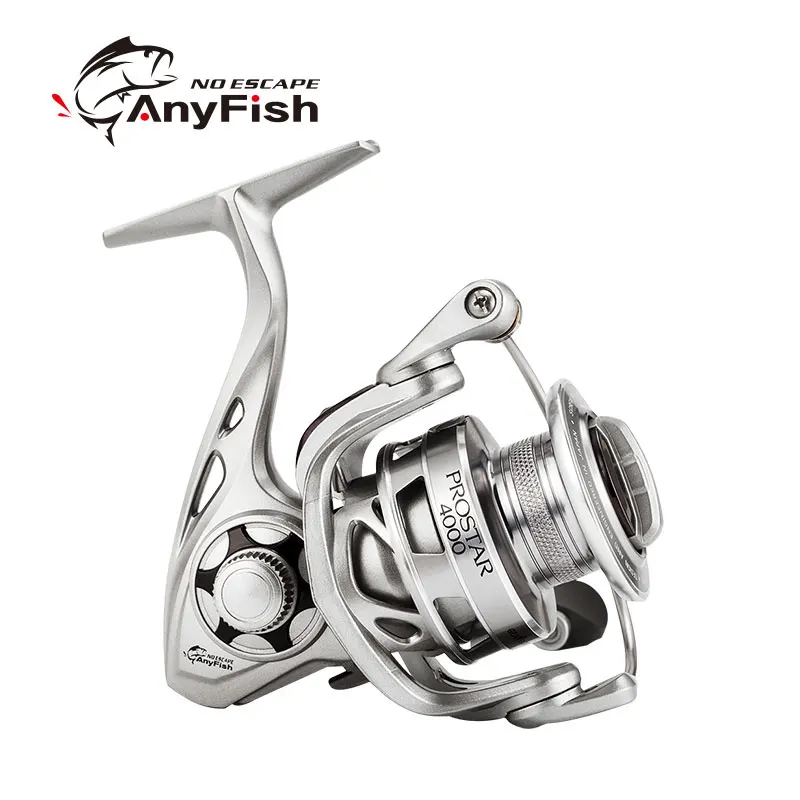 

ANYFISH PROSTAR Spinning Fishing Reel 1000 2000 3000 4000 model 9+1BB gear ratio 5.2:1 Max Drag 6kg Spinning Wheel pesca tools