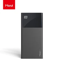 MORUI ML10 Power Bank 10000mAh Portable Mobile Power with LED Smart Digital Display External Battery for
