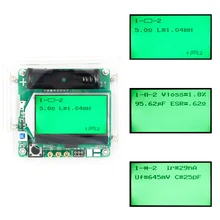 Condensador inductor medidor ESR, versión de 3,7 V, bricolaje, MG328, transistor multifunción con carcasa acrílica, nuevo