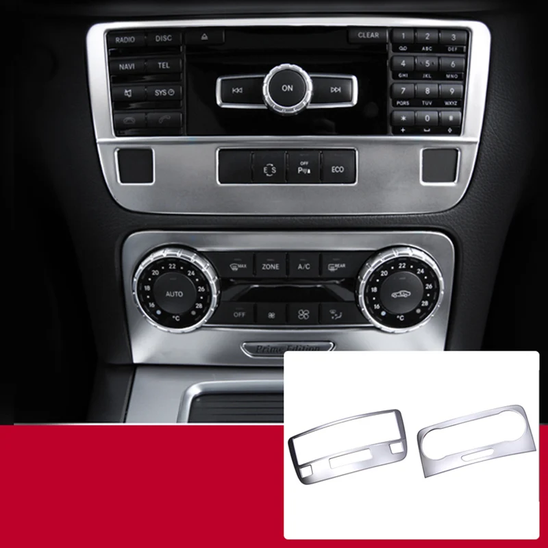 Для Mercedes Benz GLK class X204 внутренняя отделка кондиционера CD панель управления Стикеры