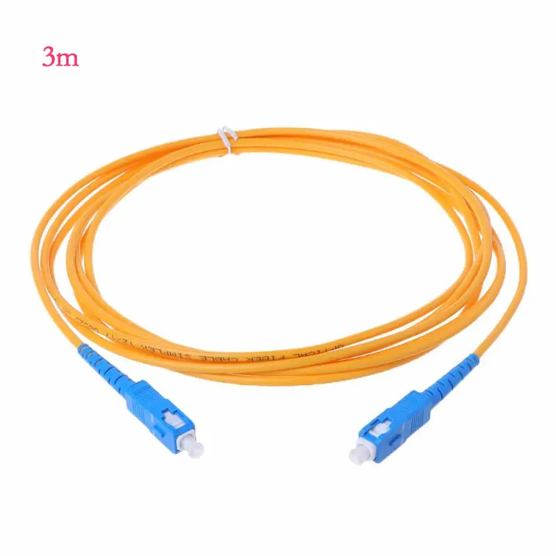 SC/UPC-SC/UPC-SM 3 мм волоконно-оптический соединительный кабель одномодовый удлинитель патч-корд J6PD - Цвет: 3m