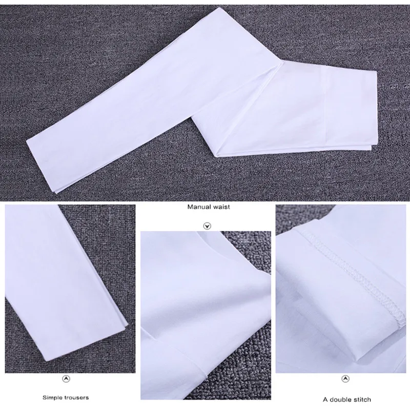 White Leggings Women S-6XL Stretch High Waist Push Up Sexy Pencil Pants Mujer Femme Legins