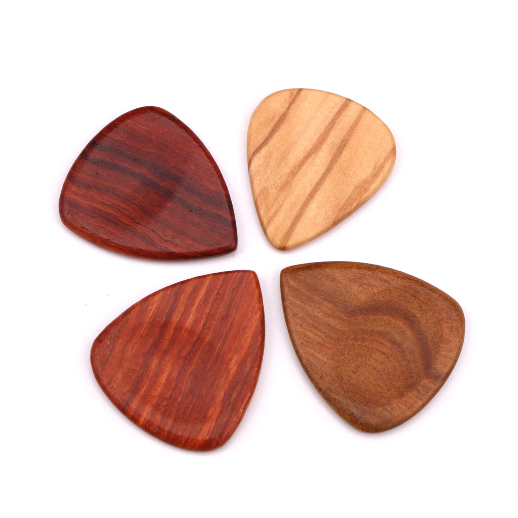 4x Bright Durable Guitar Plectrums Picks with 1x Iron Case Durable Finest Portable Stringed Instruments Guitar Parts Accessories