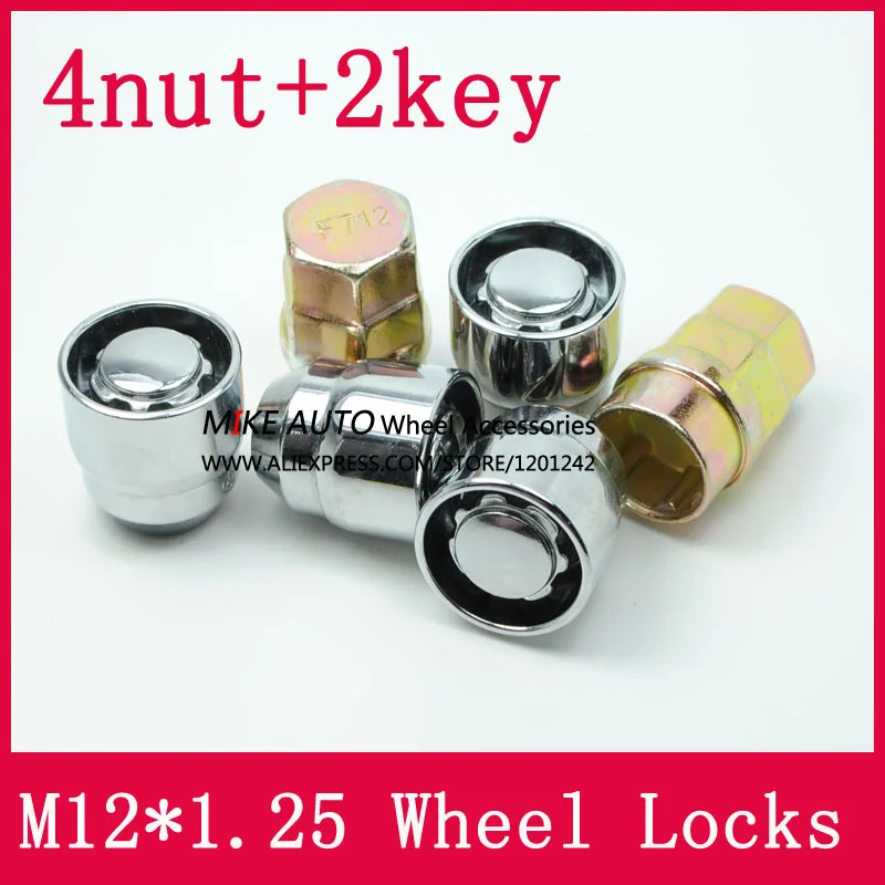 00-04 Mk1 Black Locking Wheel Nuts 12x1.25 Bolts for Suzuki Swift