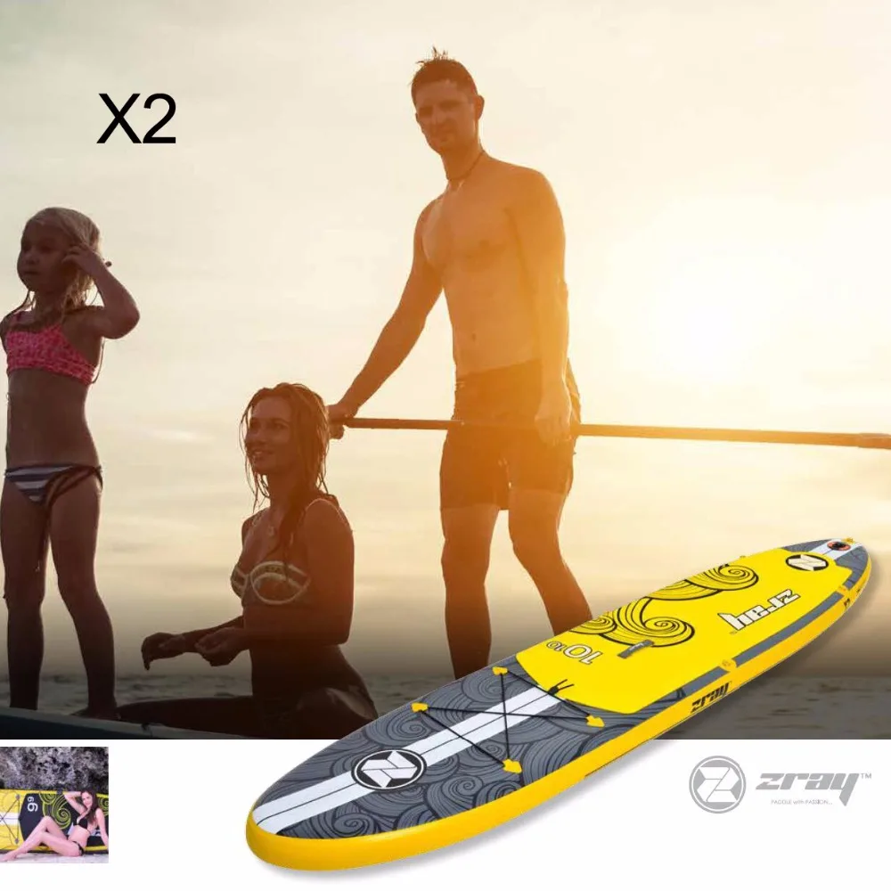 surf board 330*76*15cm JILONG Z RAY X2 inflatable sup board stand up paddle board surf kayak sport inflatable boat bodyboard