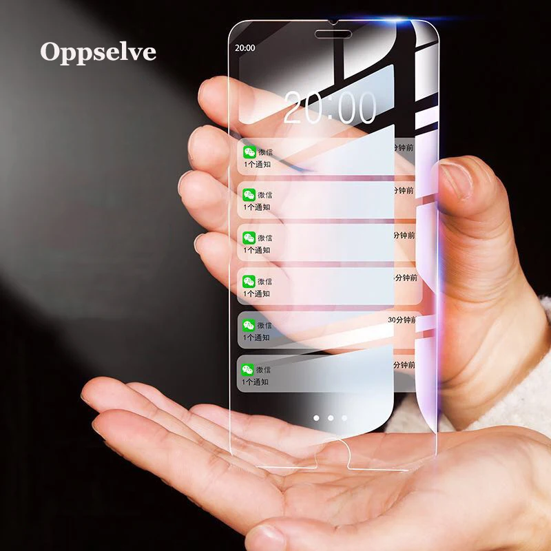 2 шт. защита экрана из закаленного стекла для iPhone X Xs Max Xr 11 Pro 8 7 6 S Plus ультра тонкая прозрачная пленка из закаленного стекла
