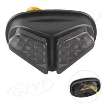 For Triumph Daytona 600 650 2004 2005 Integrated LED Rear Tail Light Turn Signal Smoke