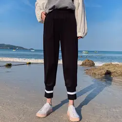 Модная уличная Высокая Талия Леггинсы Activewear Бархатные леггинсы панковские штаны Just Do It Для женщин Дамская мода