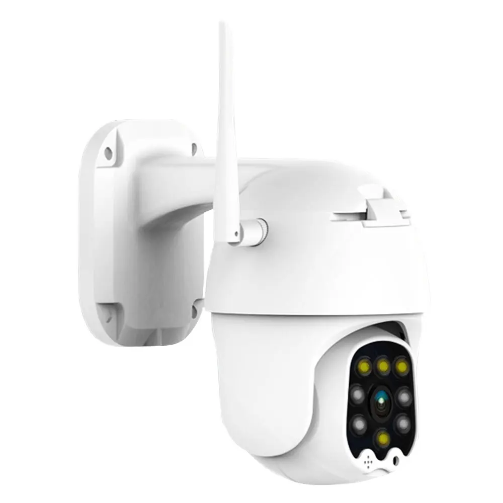 

IP66 Outdoor Wifi Pan Camera Full color night vision 8 LED Motion Detection PTZ 2.0MP 1080p Full HD ONVIF Home Security